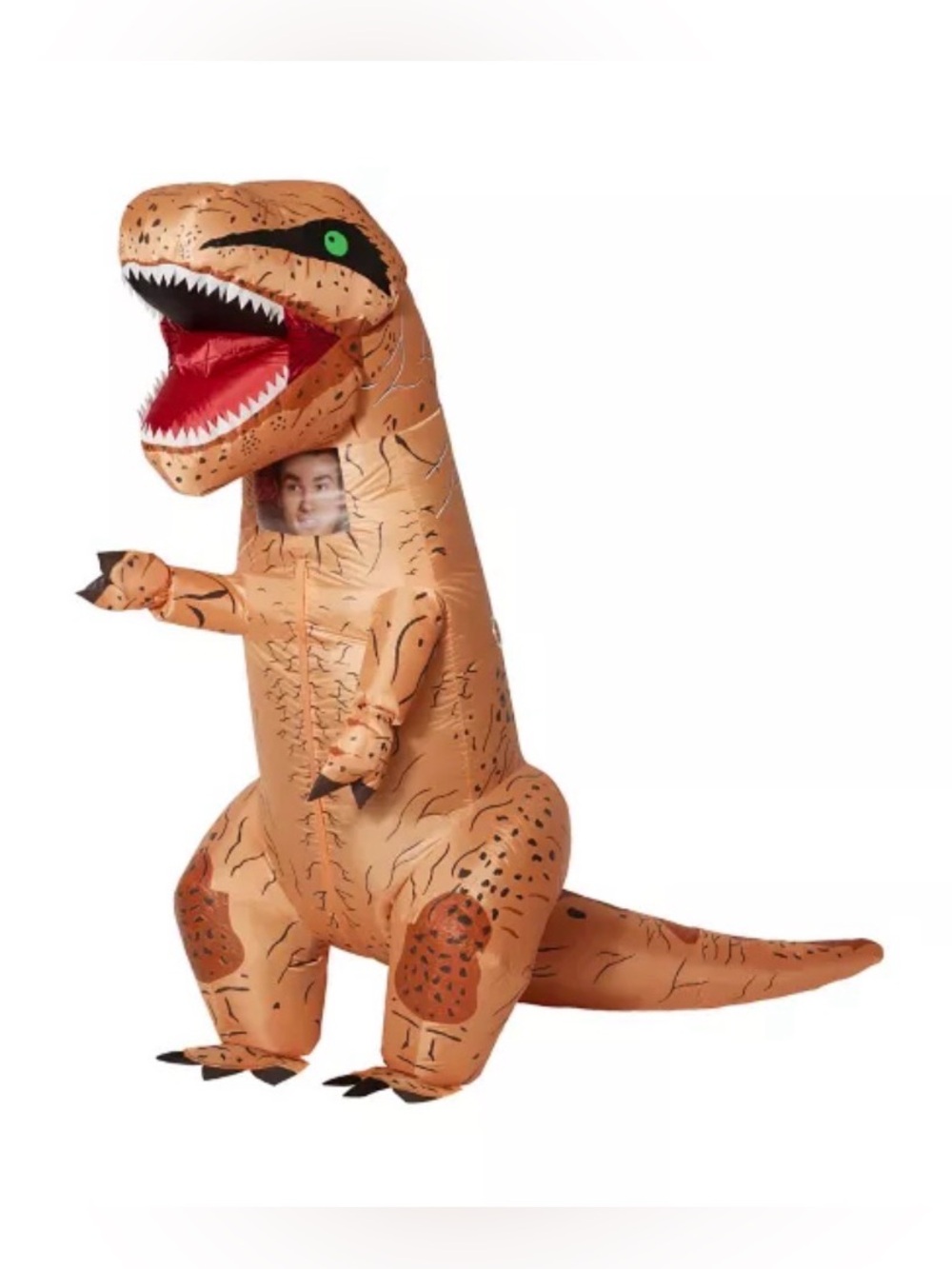 Donny The Dinosaur Inflatable Adult Costume #3, Adult One Size,